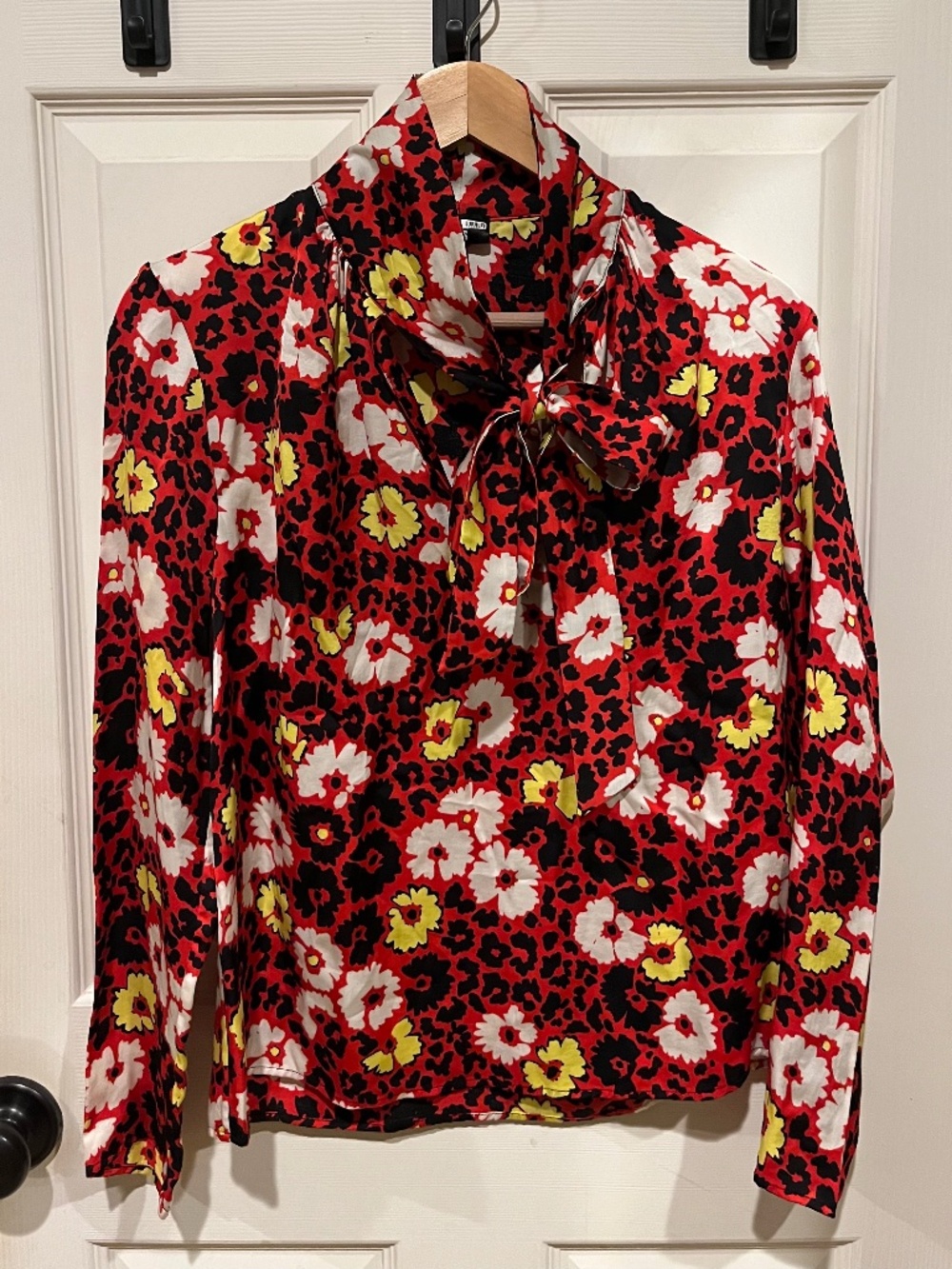 The Kooples - Floral Print Blouse - Long Sleeve Button Up Shirt - Size 2